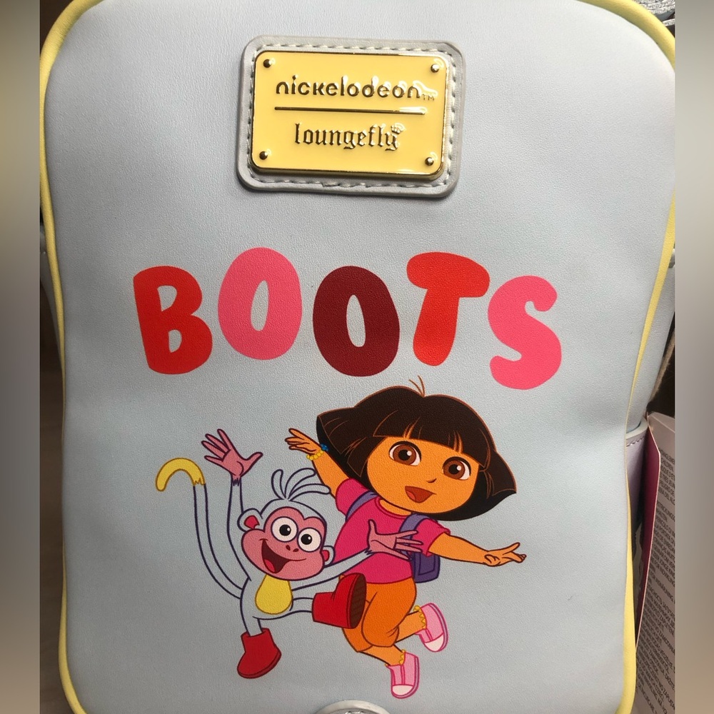 Loungefly Dora the Explorer Boots Crossbody Bag Same Day Shipping Brand New - Picture 12 of 15